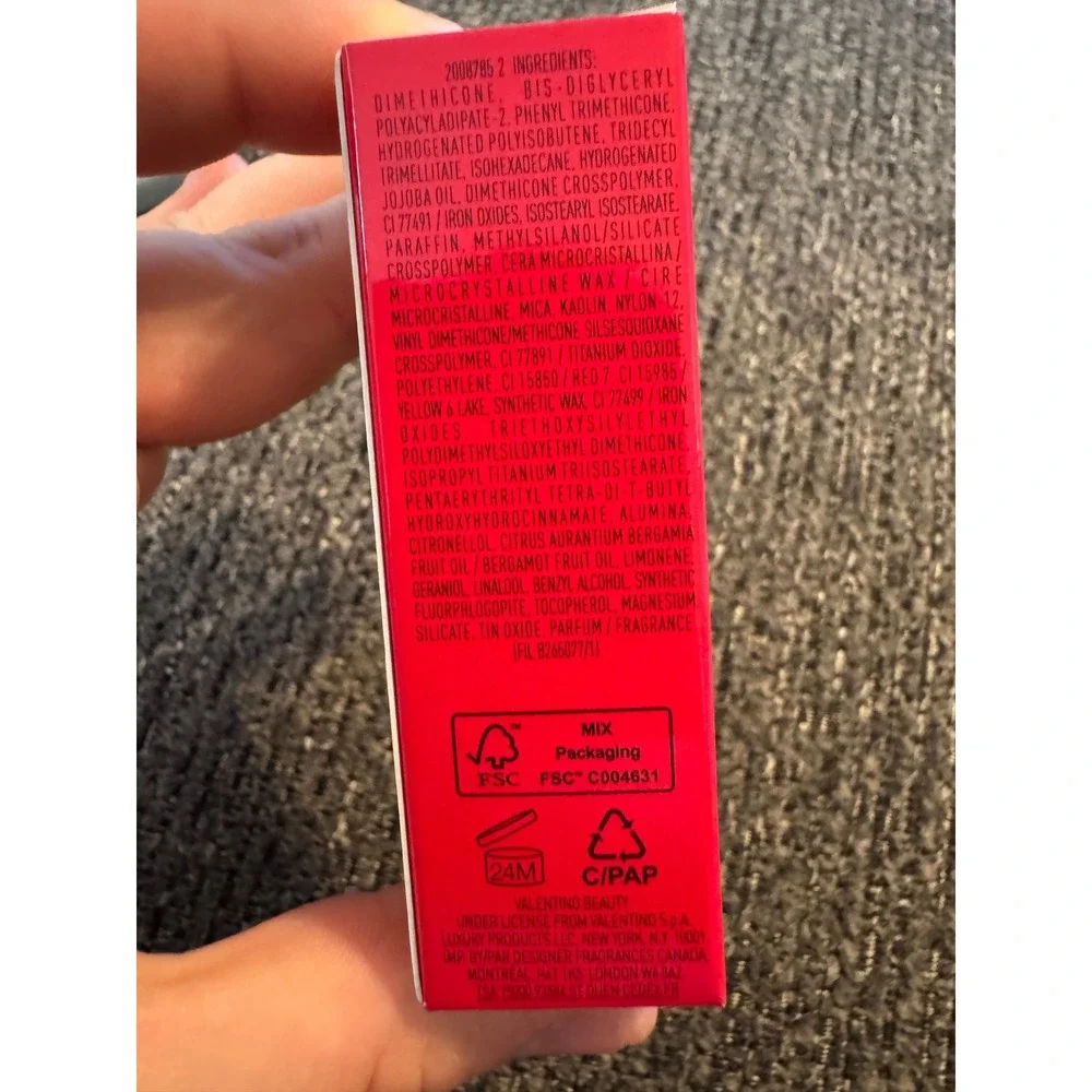 Valentino Rosso Valentino Matte Lipstick 111A Undressed Velvet 0.12oz